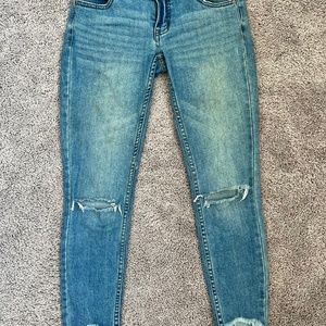 Free People Knee Ripped Jeans